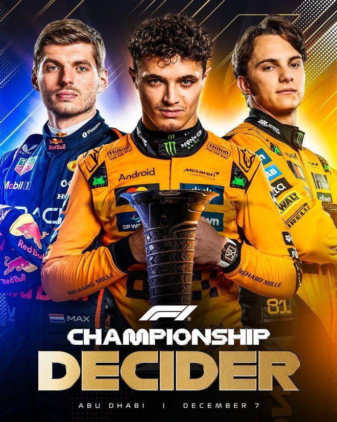 F1卡塔尔：安全车出动，维斯塔潘夺冠，世界冠军之争决战阿布扎比